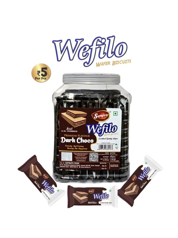 WEFILO DARK CHOCO (30PCS) JAR